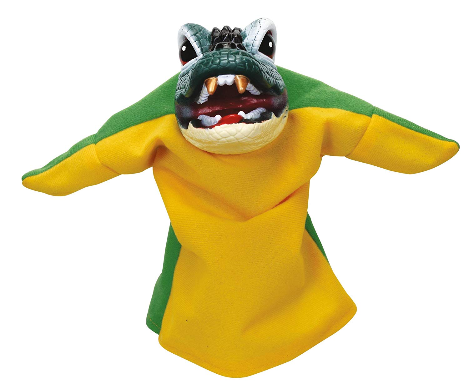 Marionnette Crocodile Écologique – 100% Bouteilles Recyclées – The Puppet Company – Dès 12 Mois