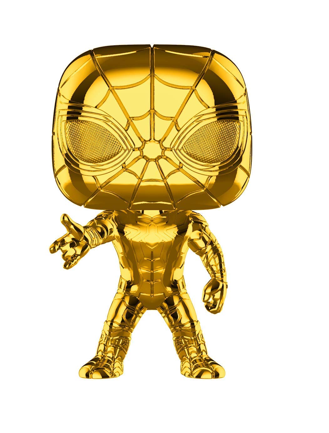 Funko 38482 POP. Bobble Marvel Studios 10: Iron Spider (Chrome) Collectible Figure, Multicolour