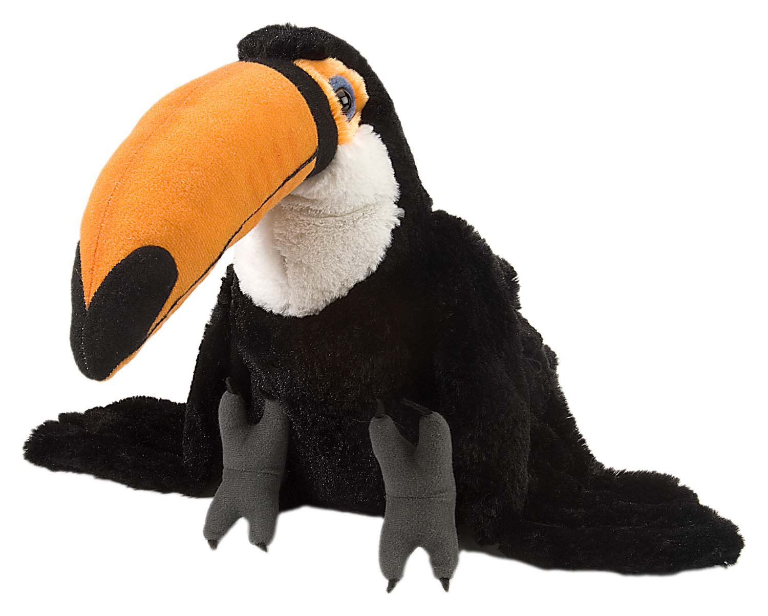 Wild Republic Toco Toucan Plush Soft Toy, Cuddlekins Cuddly Toys, Gifts for Kids 30 cm