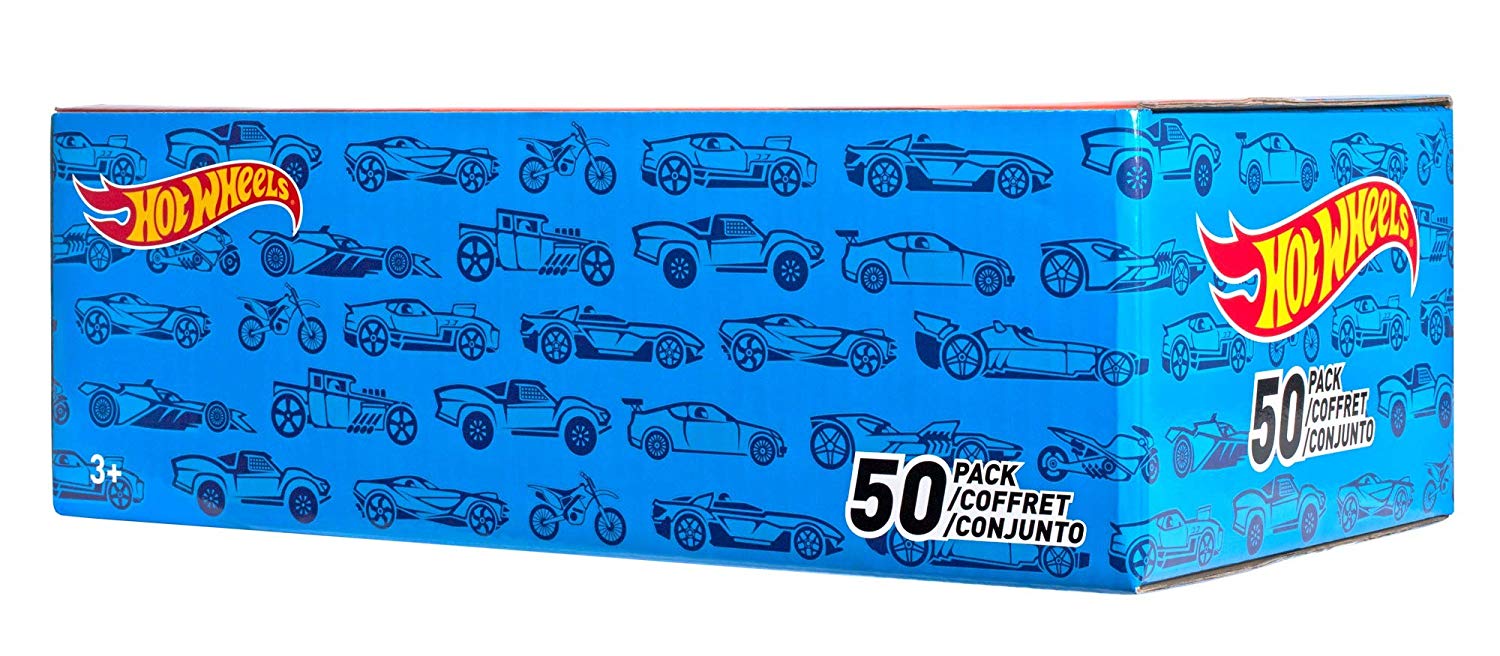 Hot Wheels V6697 50 Diecast Car Pack and Mini Toy Cars – TopToy