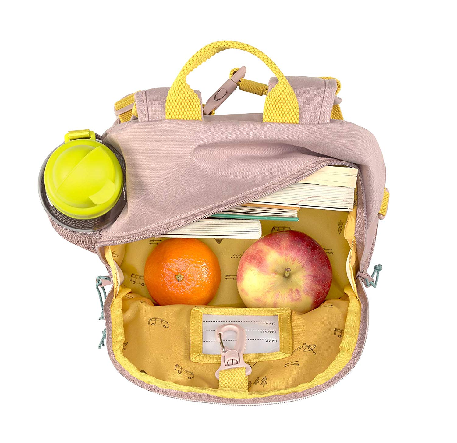 LÄSSIG Adventure Kids backpack kindergarten bag with chest strap from 3 years, 27 cm, 4.5 L, Tipi pink - Image 4