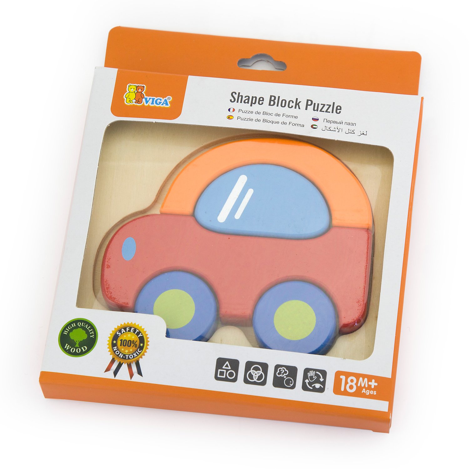 Viga 2043563 Toys - Mini Puzzle Car - Image 2