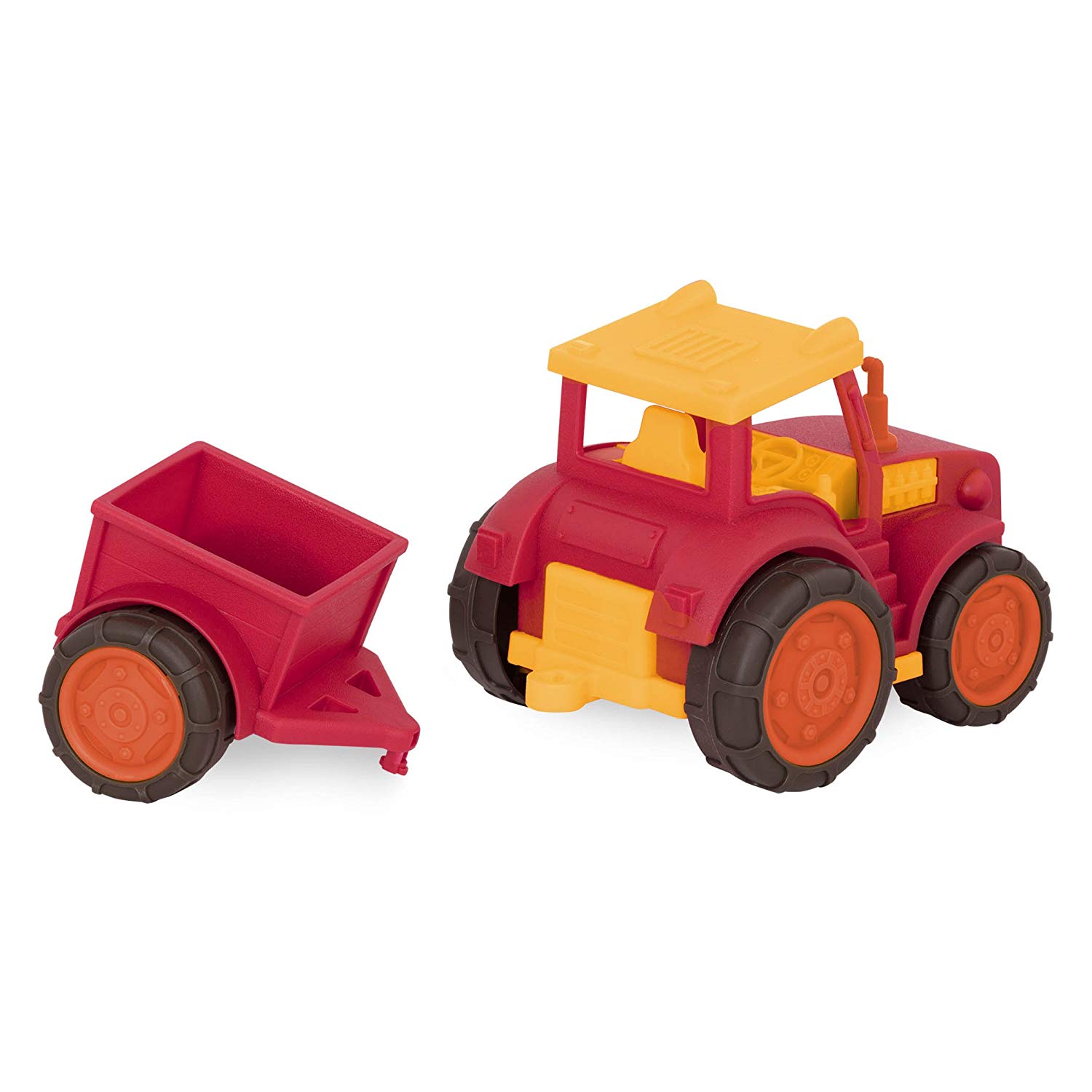Wonder Wheels By Battat Tractor & Trailer Toy Combo For Toddlers Age 1 Up 2