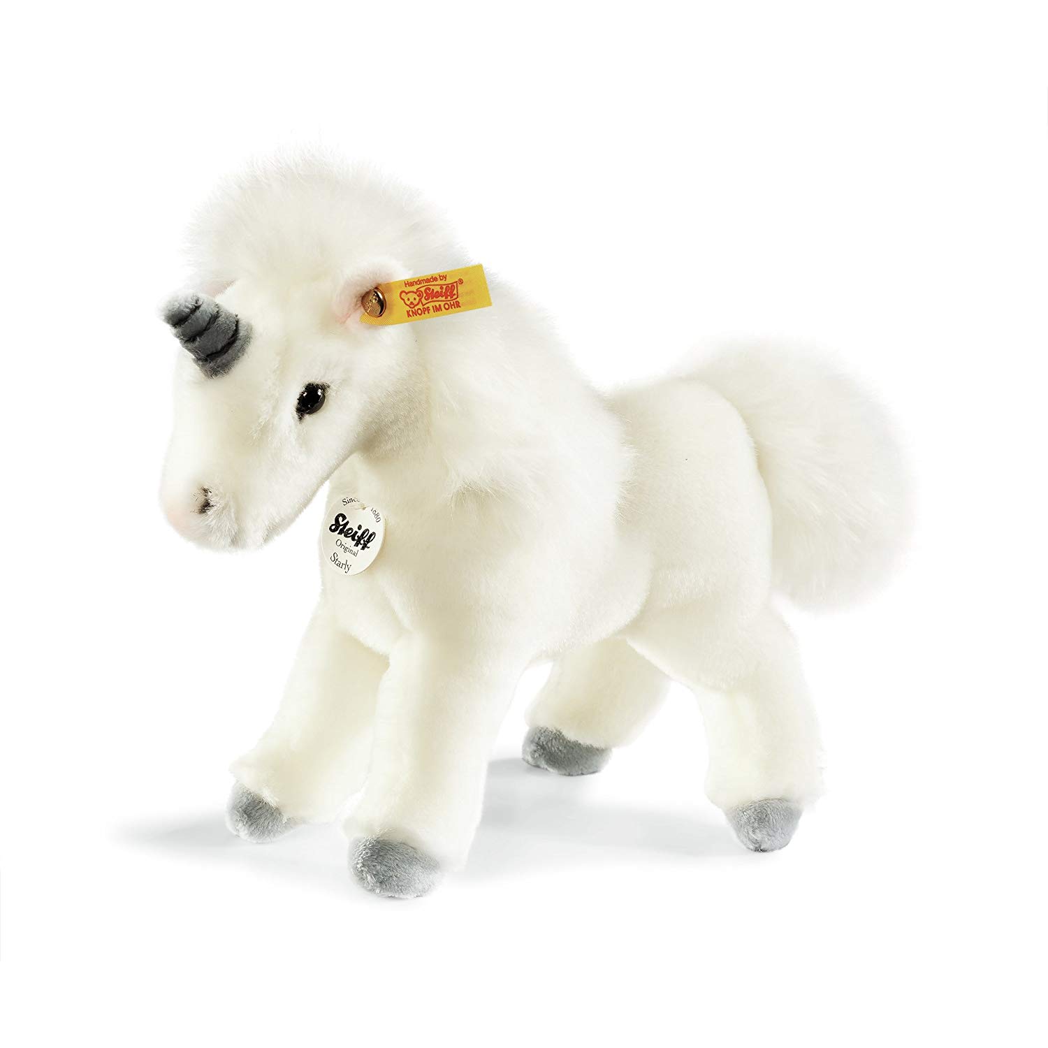 steiff starly dangling unicorn plush ean 015045