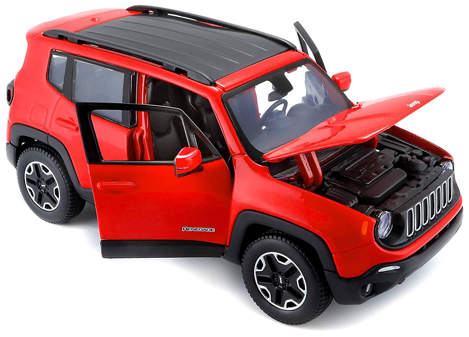 Maisto 531282 1:24 Scale Jeep Renegade Model Car - Image 2