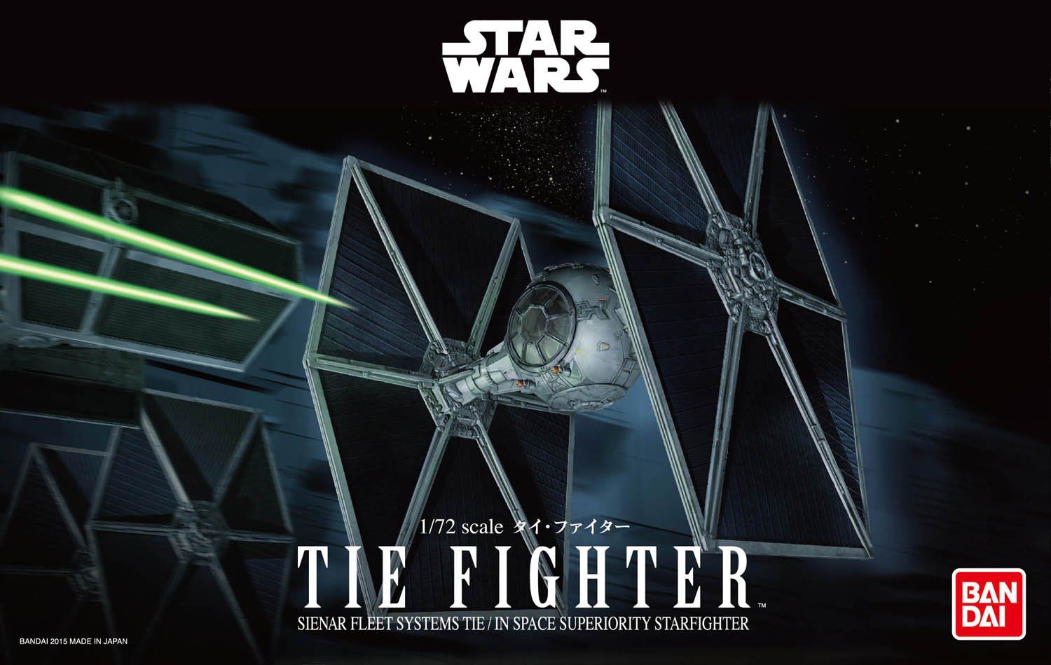 Revell 01201/1201 TIE Fighter Star Wars Darth Vader Model Kit, Grey/Black, 1/72