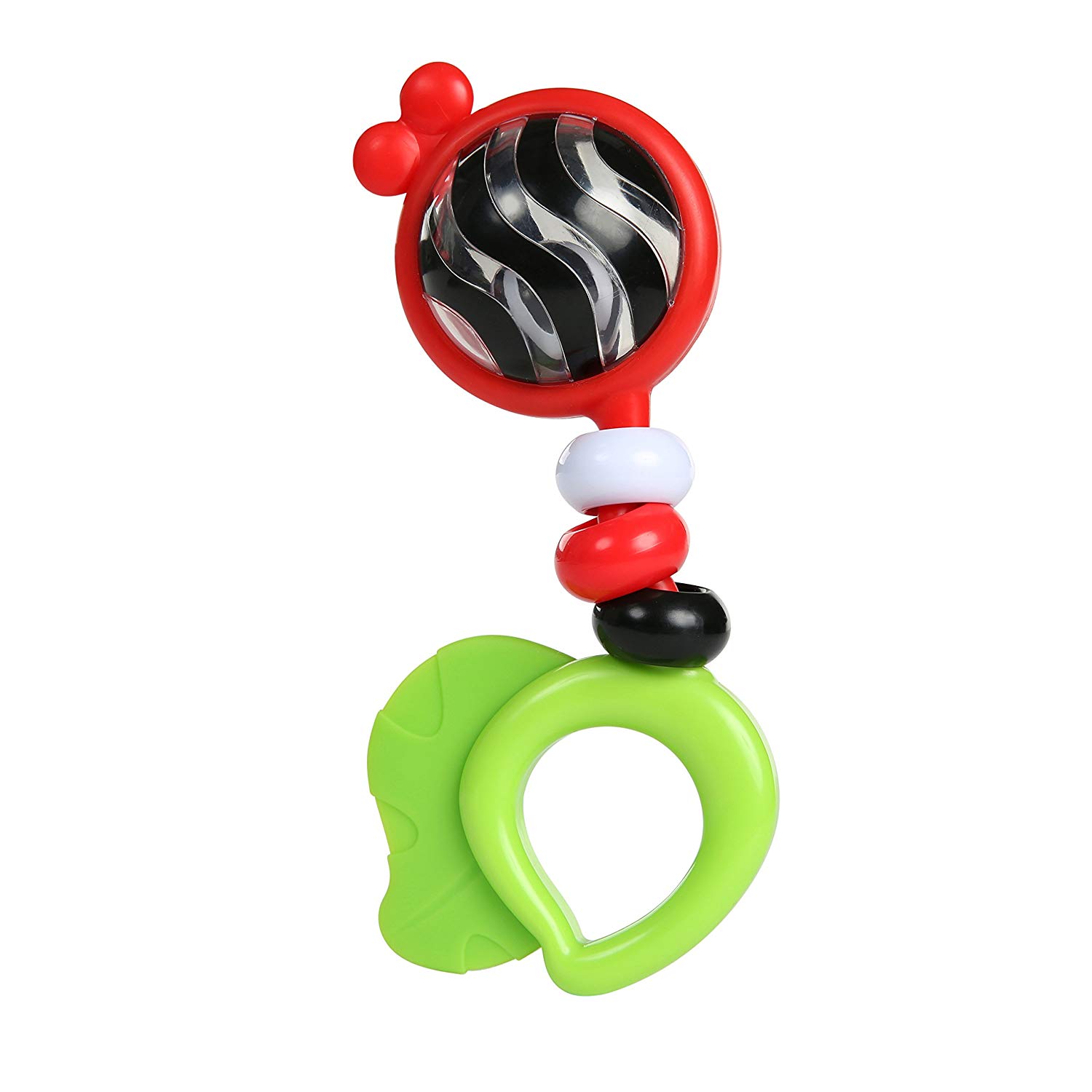 Baby Einstein, Bright Bold Rattle & Teether High Contrast Toy TopToy