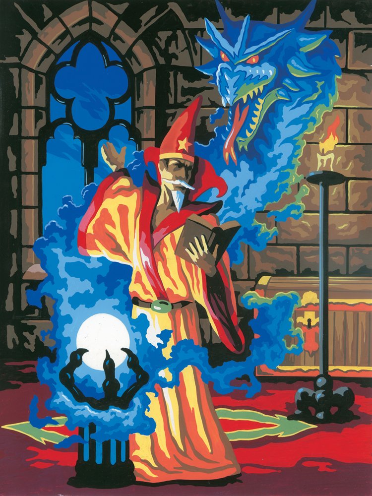 Royal & Langnickel Painting by Numbers A4 Size Sorcerer Designed Painting Set