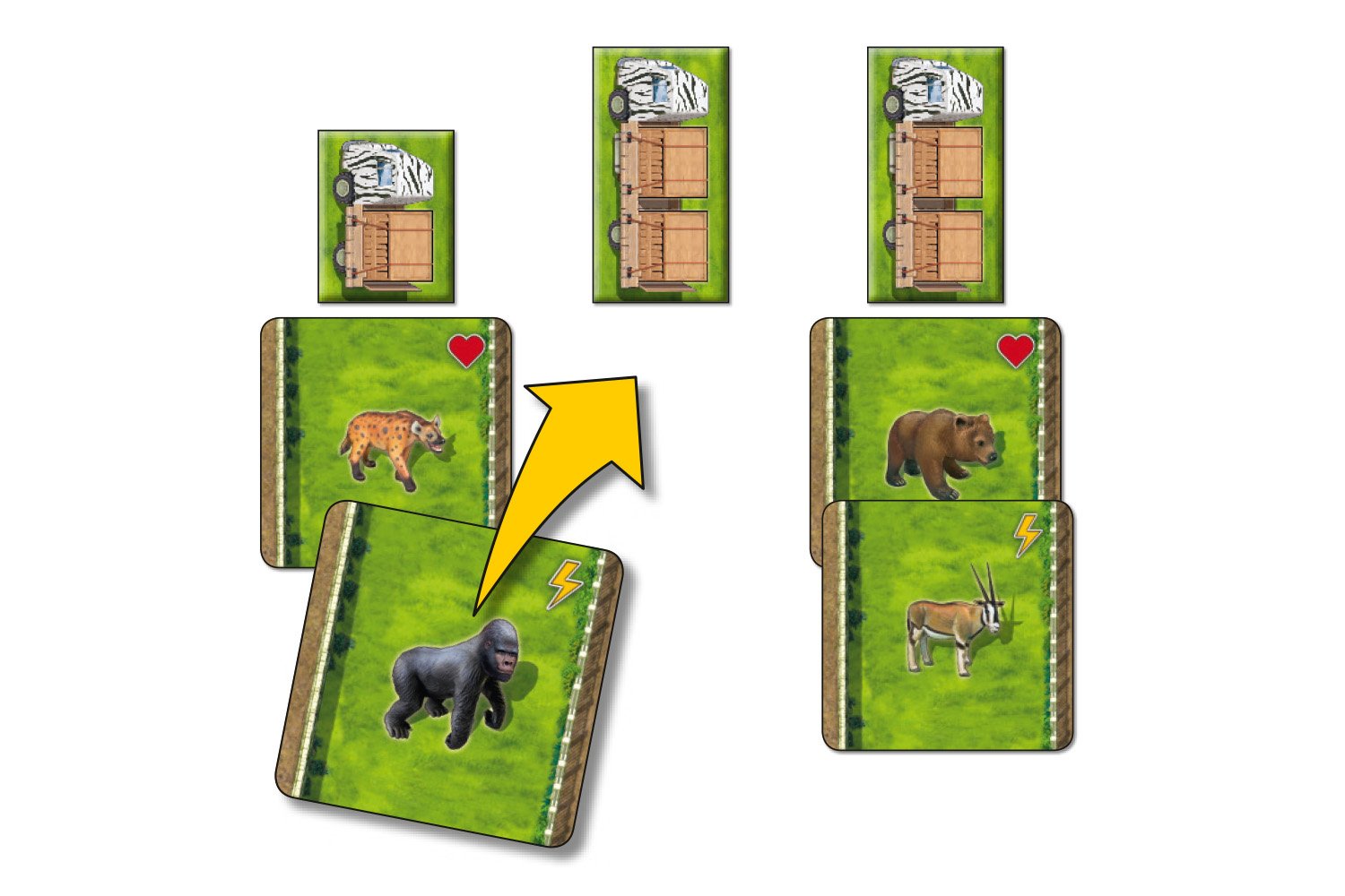 ABACUSSPIELE ABA06173 Zooloretto Duell Board Game - Image 4