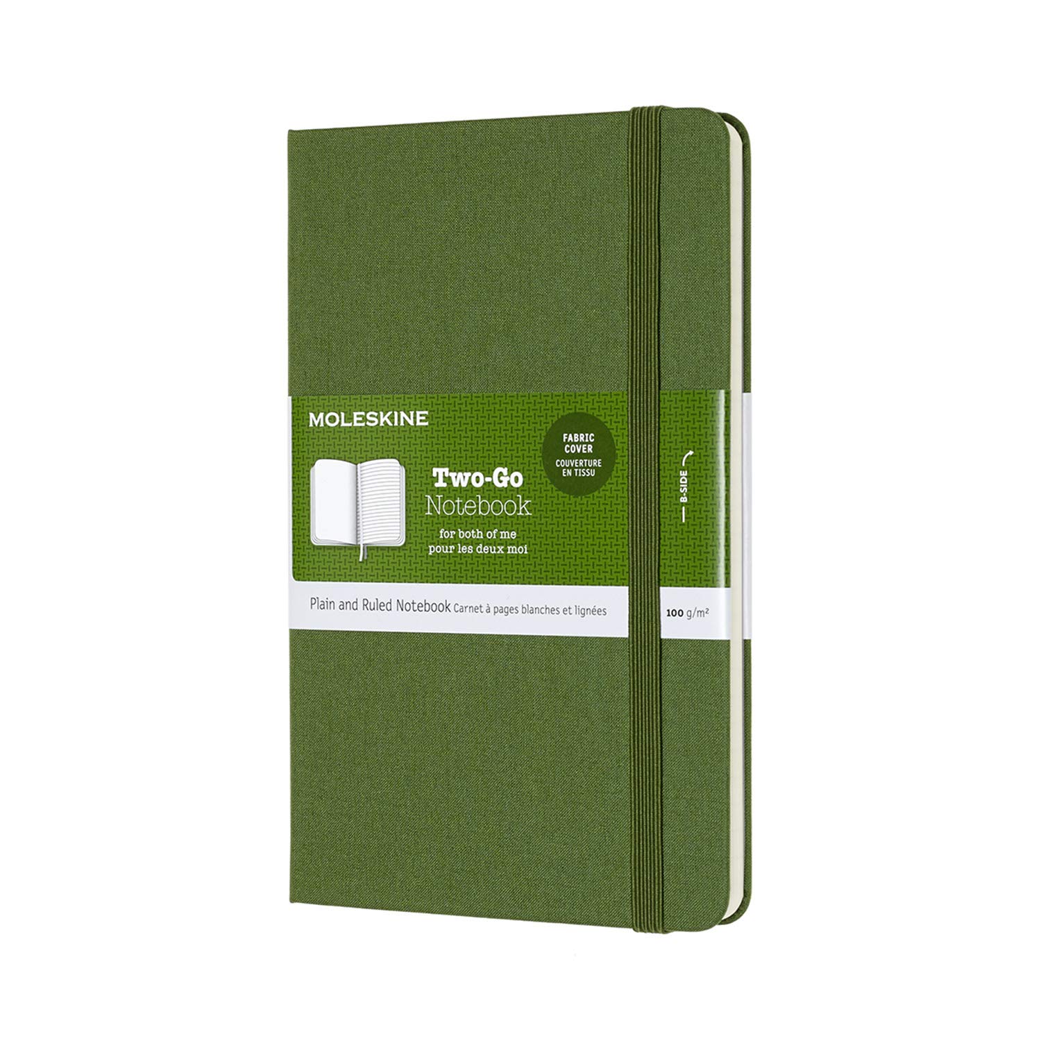 Moleskine Classic Ruled and Plain Paper Notebook, Hard Cover and ...