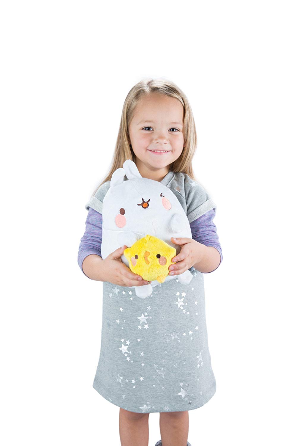 molang and piu piu plush two pack