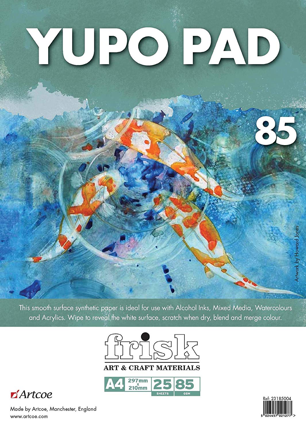 Frisk 23185004 Yupo Paper Pad A4 85gsm, White - Image 2