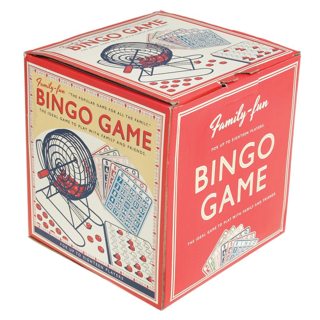 Rex International 24977 Jeu Bingo Rex International - Set Familial 18 Joueurs Avec Boules Et