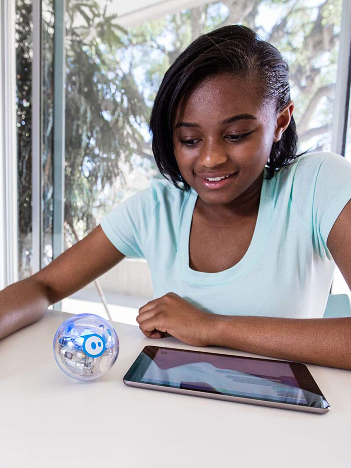 Sphero SPRK+: App-Enabled Robot Ball with Programmable Sensors + LED Lights  - STEM Educational Toy for Kids - Learn JavaScript, Scratch & Swift