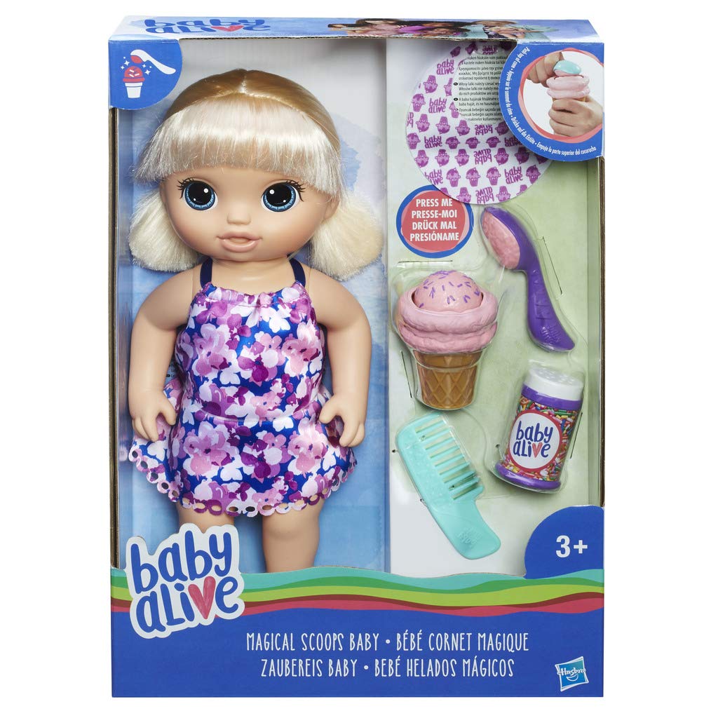 Baby Alive Magical Scoops Baby – Blonde Hair – TopToy