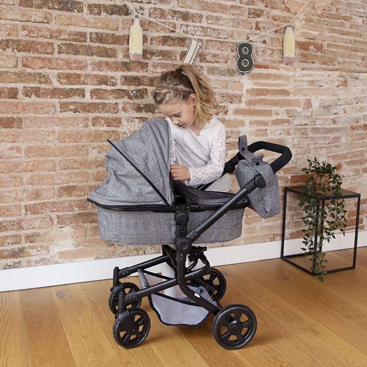 Barrutoys Changing Bag Grey Melange, Colour (85380) TopToy