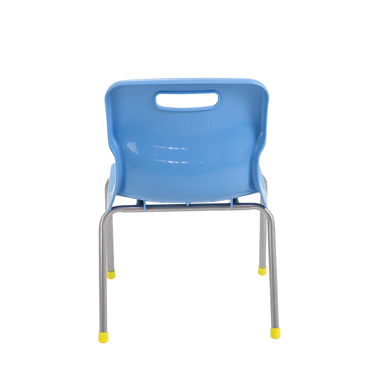 Titan 4 Leg Classroom Chair Size 3, Ages 57 Years, Plastic, Sky Blue TopToy