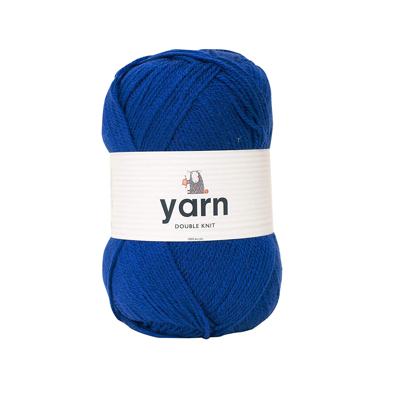 Korbond Double-knit Yarn – Royal Blue – 100g Ball Of Acrylic Wool 