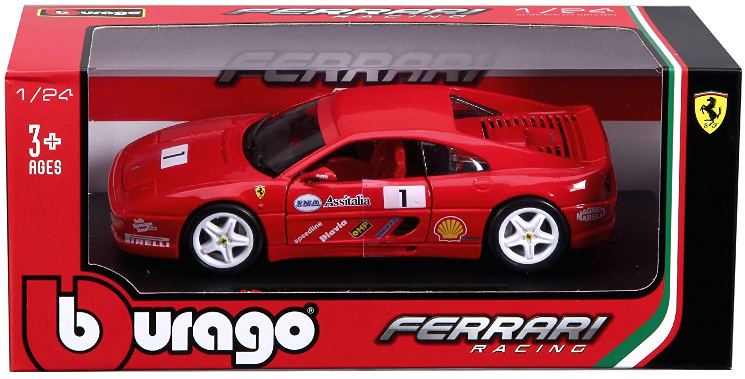 Bburago B18-26306 Ferrari F355 Challenge Diecast Model Kit, 1:24 Scale - Image 4