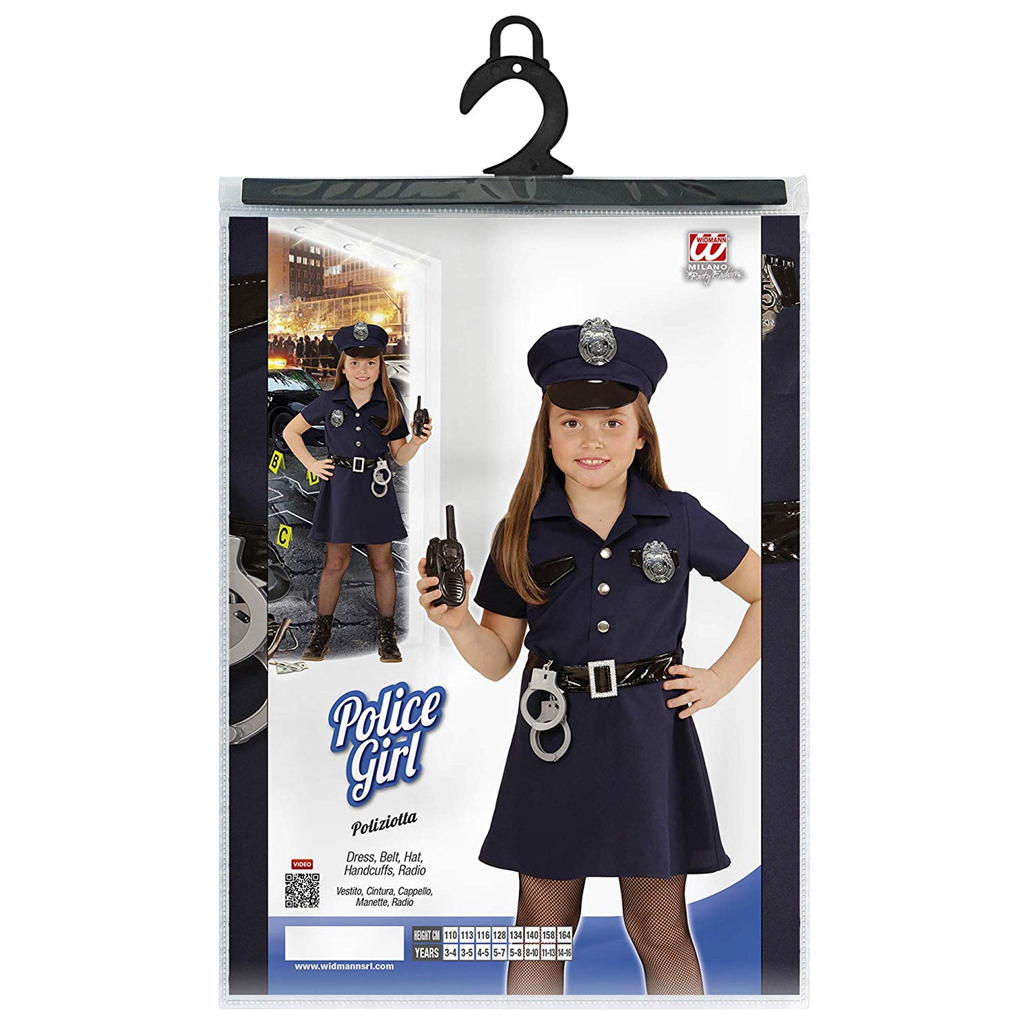 Police Patrol Girl - Children Fancy Dress Costume - Medium - Age 8-10 -140cm - Image 2