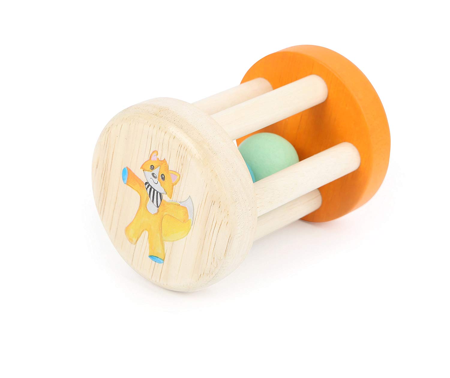 Small Foot baby 10657 Baby Rattle Made of Wood with The Fox Lex and ...