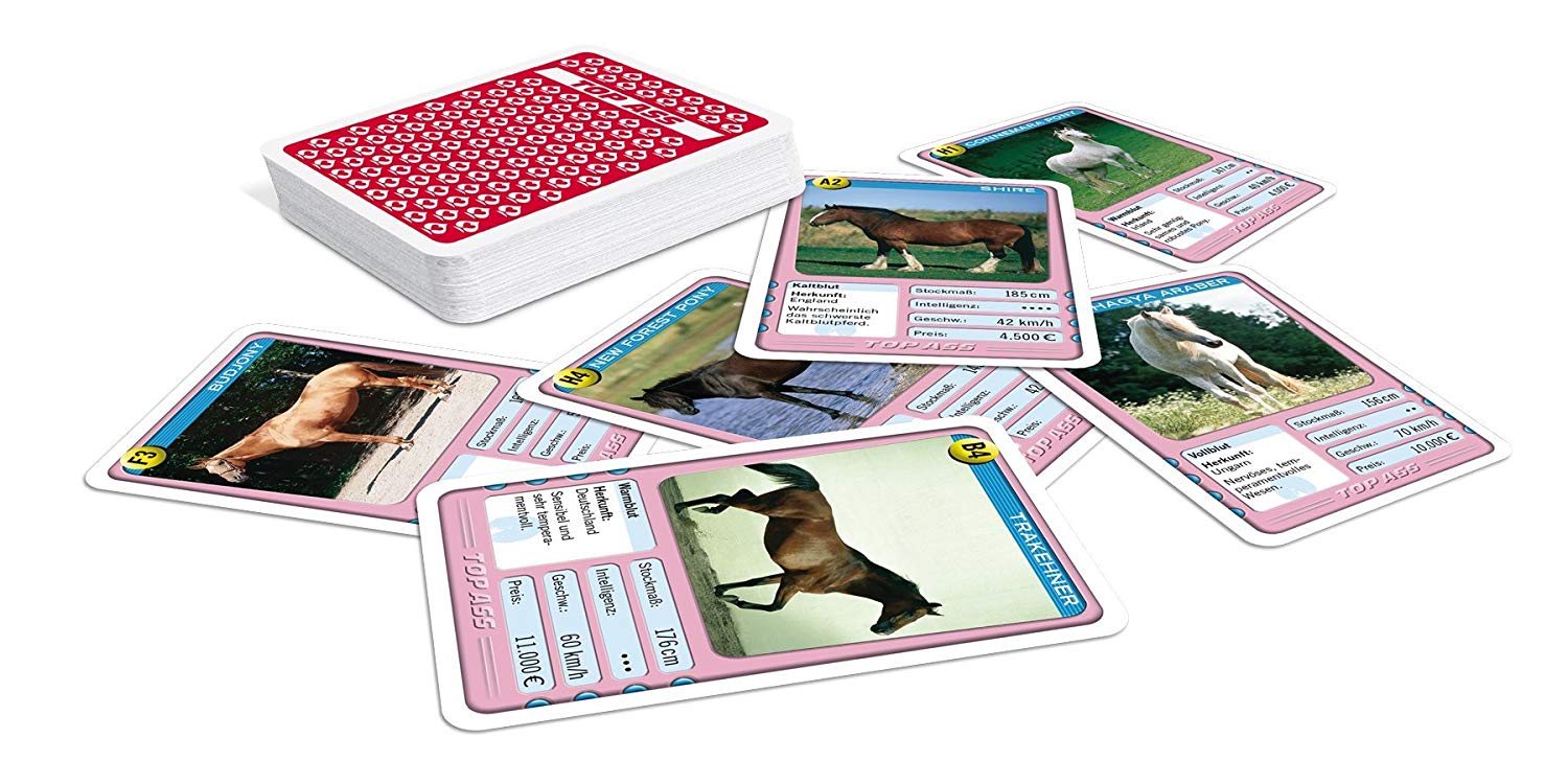 ASS Altenburger 22571991 Top Ass Horses Card Game Trump and Quartet - Image 3