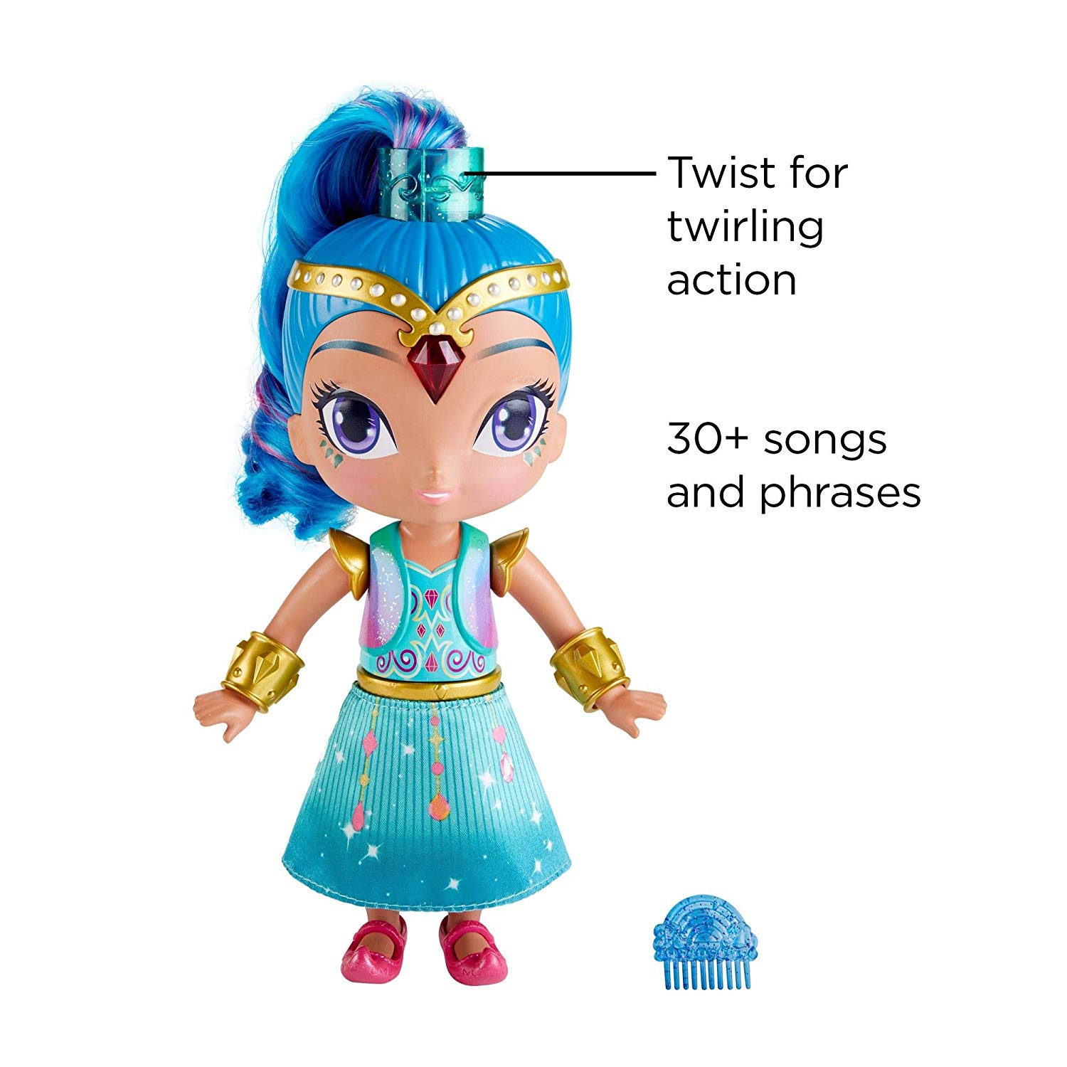 Shimmer and Shine FVM97 Wish and Twirl Shine Doll – TopToy