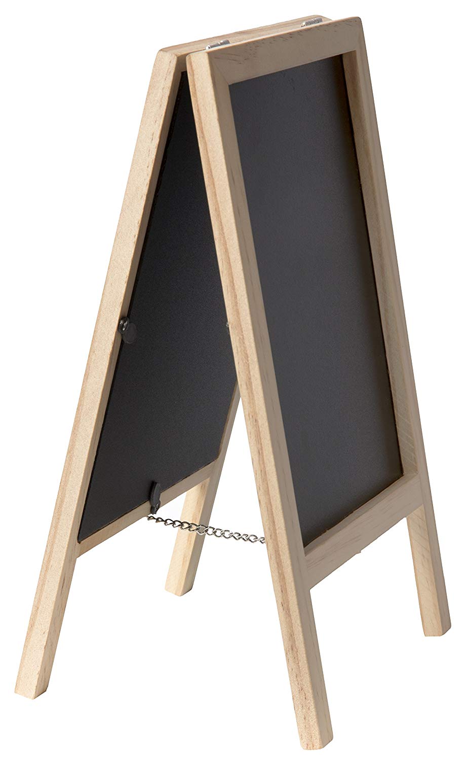 Securit Mini Pavement A5 Chalkboard/Poster Holder, Plain Lacquered Wood (SBS-B-MNI) - Image 4