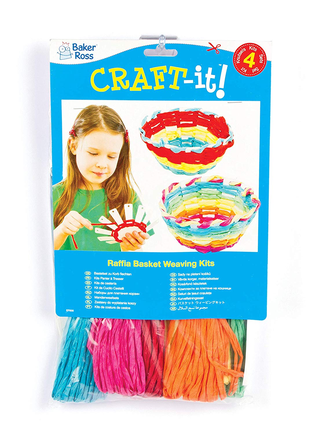 Raffia Basket Craft Kit (Pack of 24)
