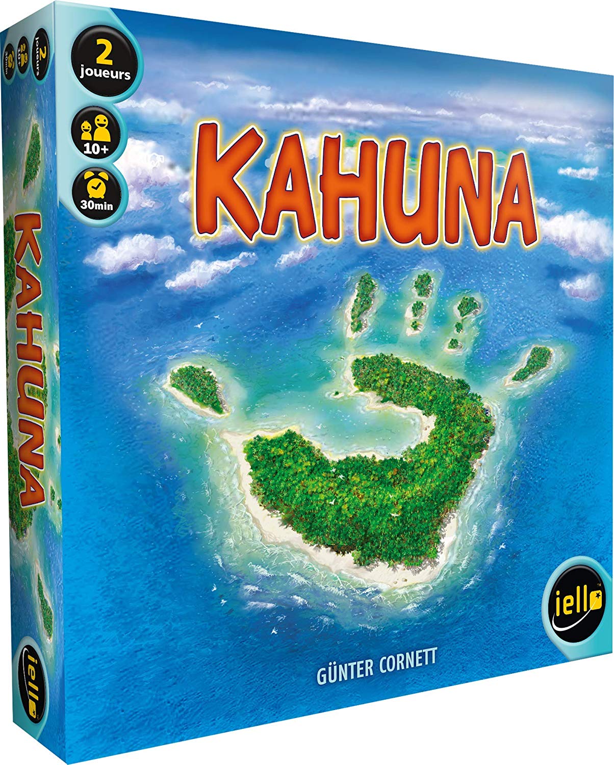 IELLO - Kahuna - Gioco Da Tavolo Di Strategia Per 2 Giocatori - 20 Minuti - Versione Francese