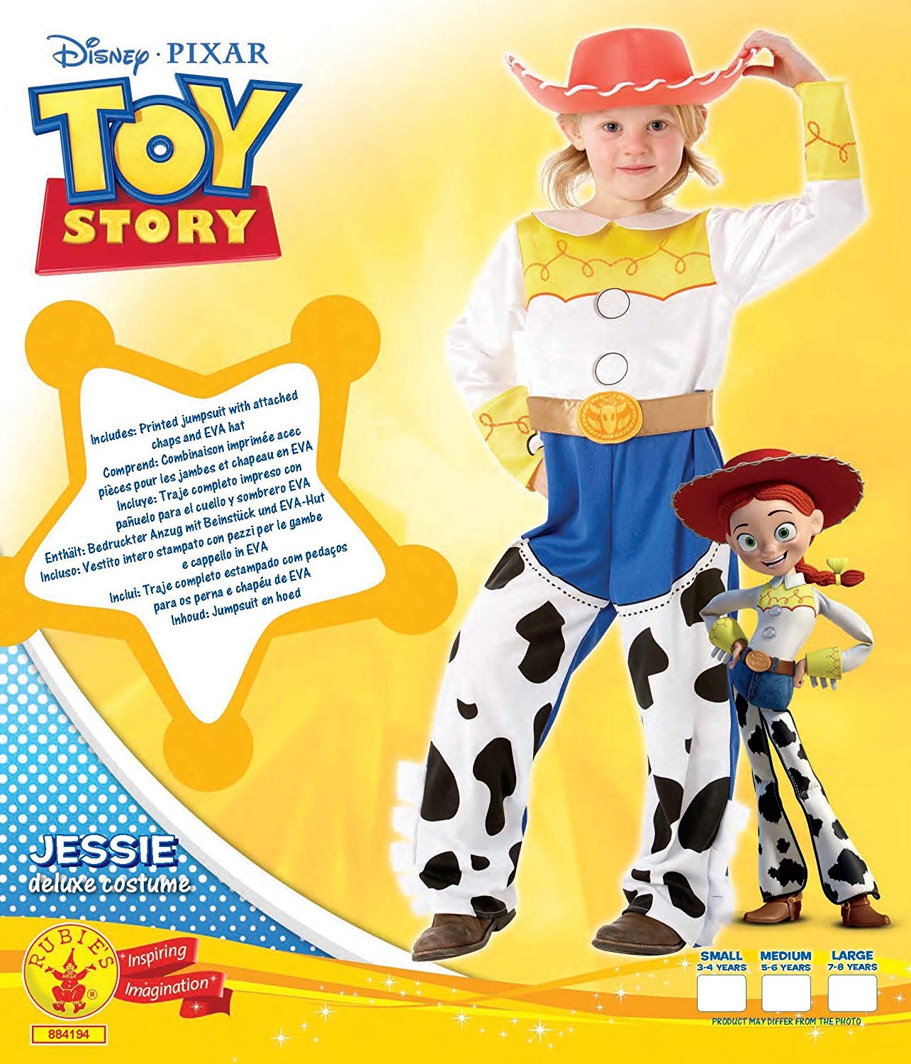 Toddler Deluxe Jessie Toy Story Costume