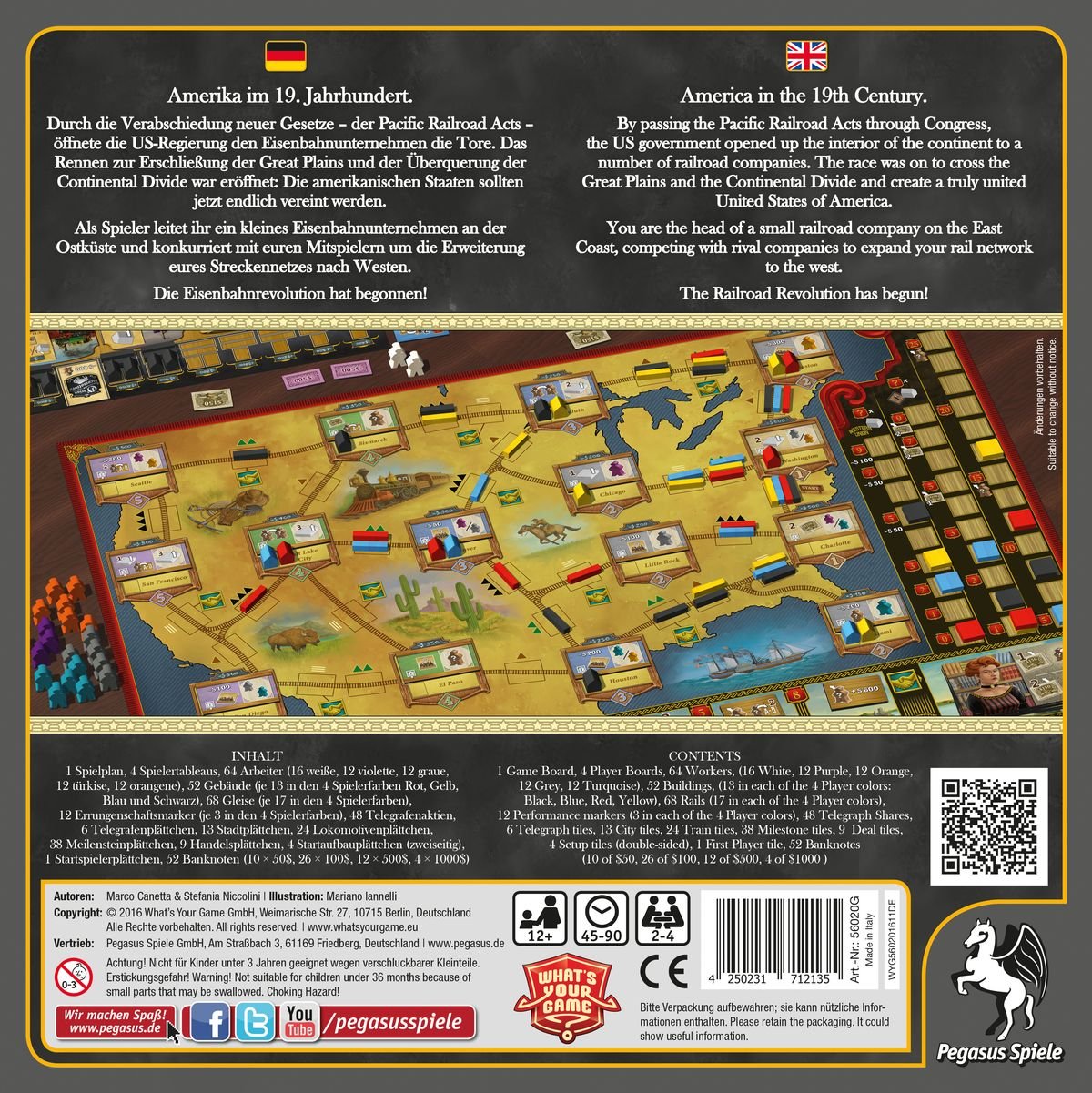 Pegasus Spiele 56020G Railroad Revolution Board Game - Image 3