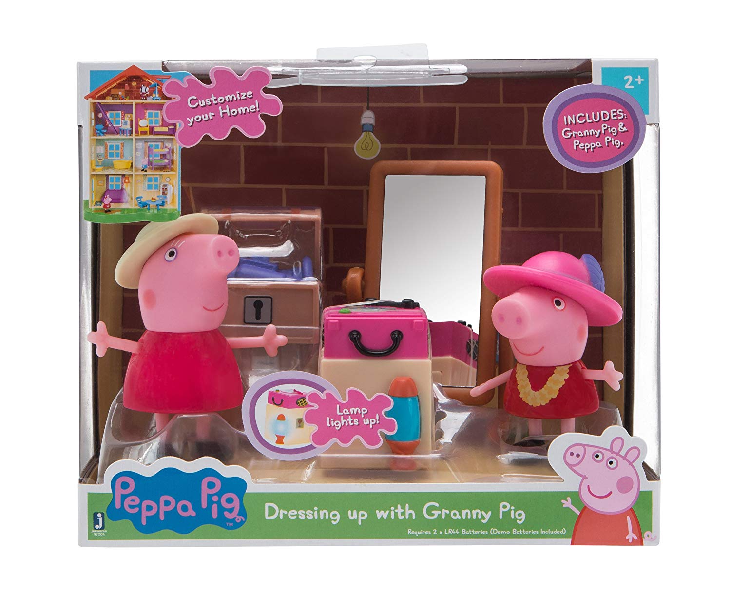 Peppa Pig 97004 Little Rooms Attic-Peppa & Grandpa – TopToy