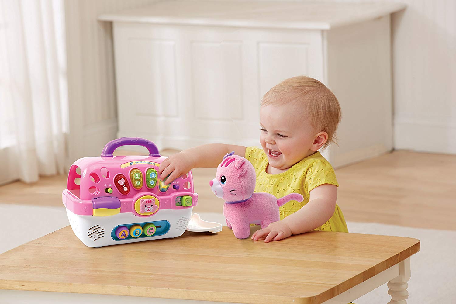 VTech Baby Briefcase Pets, Pink (3480 191557) TopToy