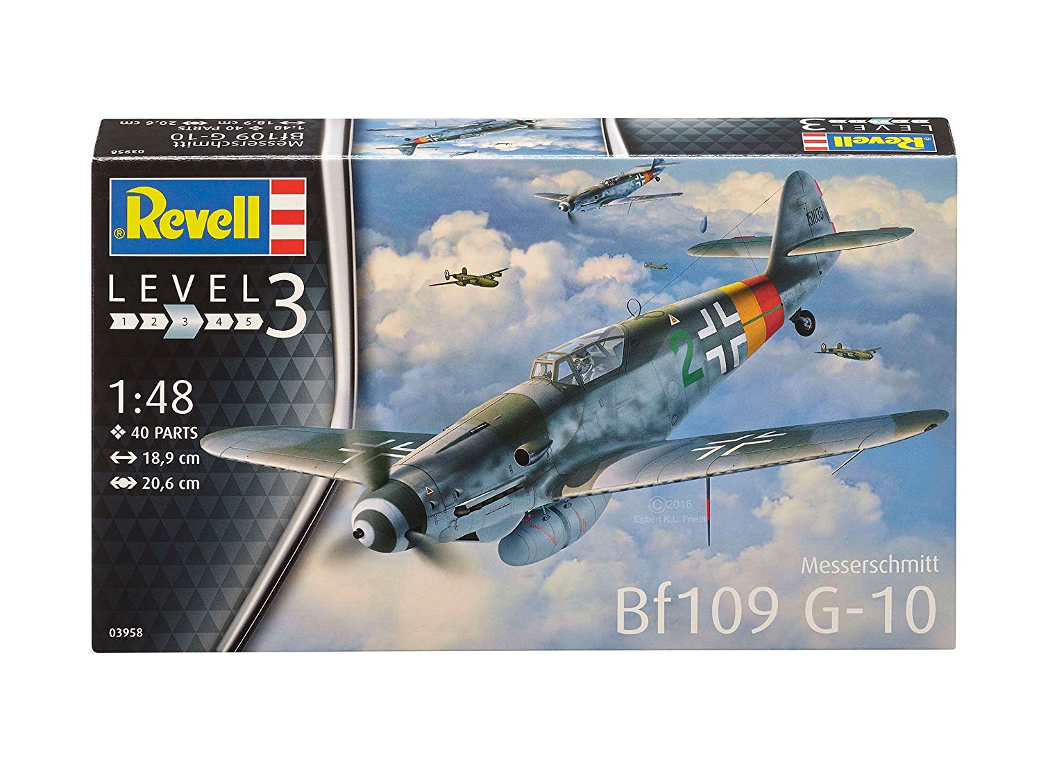 Revell 03958 Messerschmitt Bf109 G-10 Model Kit