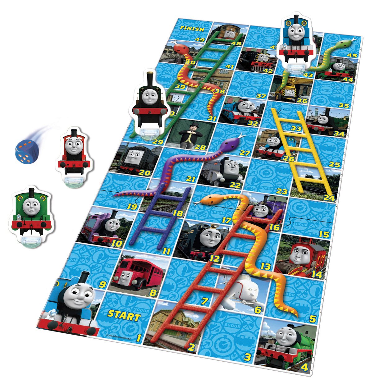 Ravensburger Thomas & Friends Snakes & Ladders Game TopToy