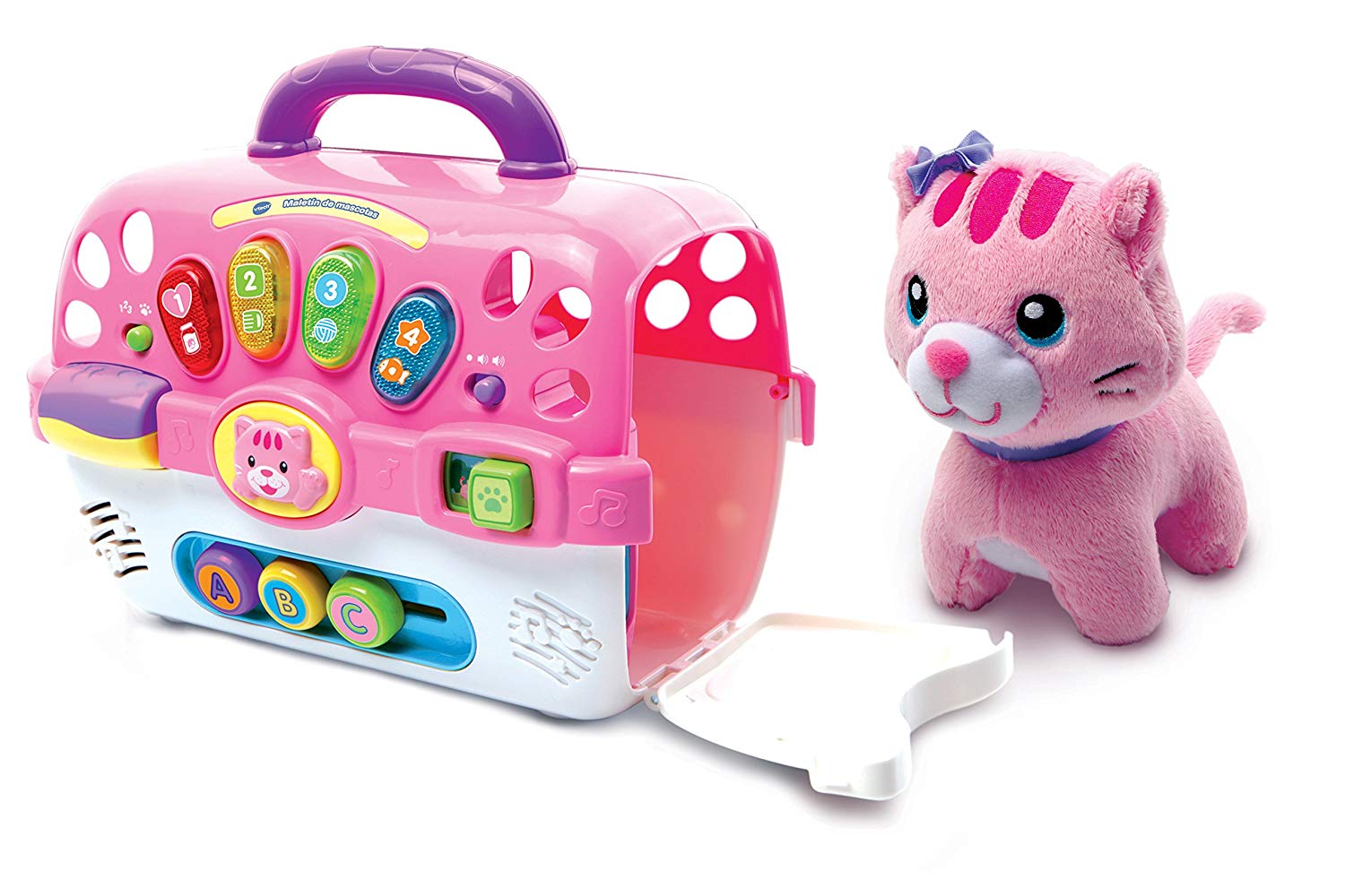 VTech Baby Briefcase Pets, Pink (3480 191557) TopToy