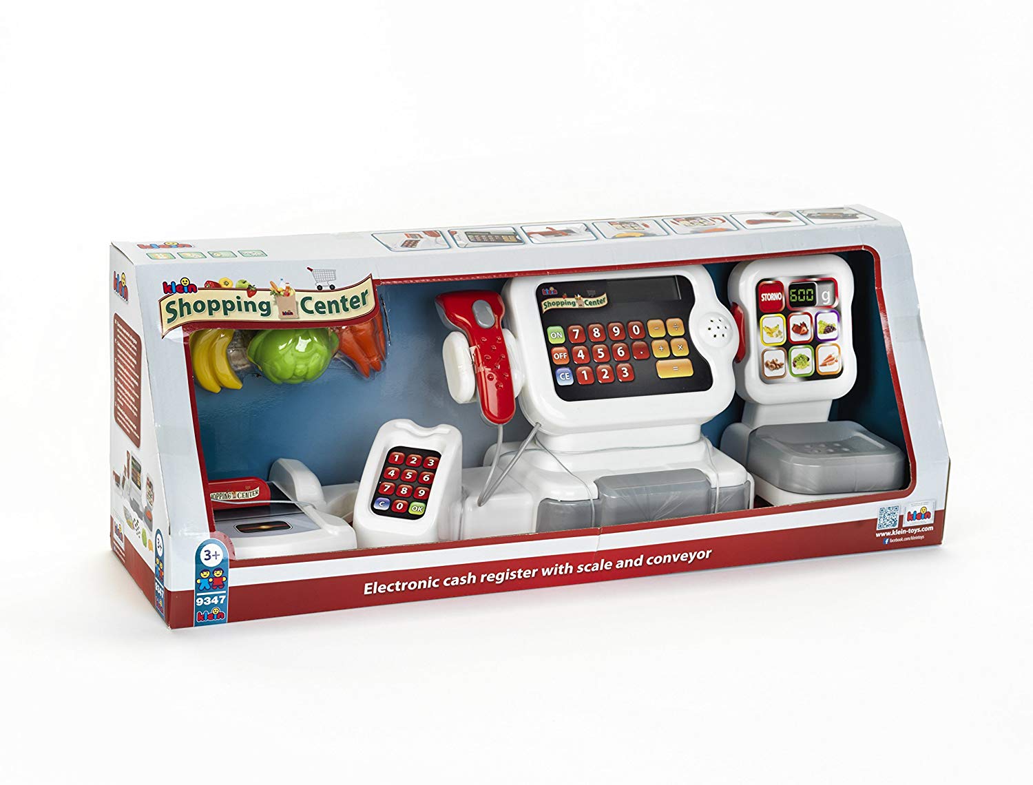 Theo Klein 9347 Electronic Cash Register and Schale Set with