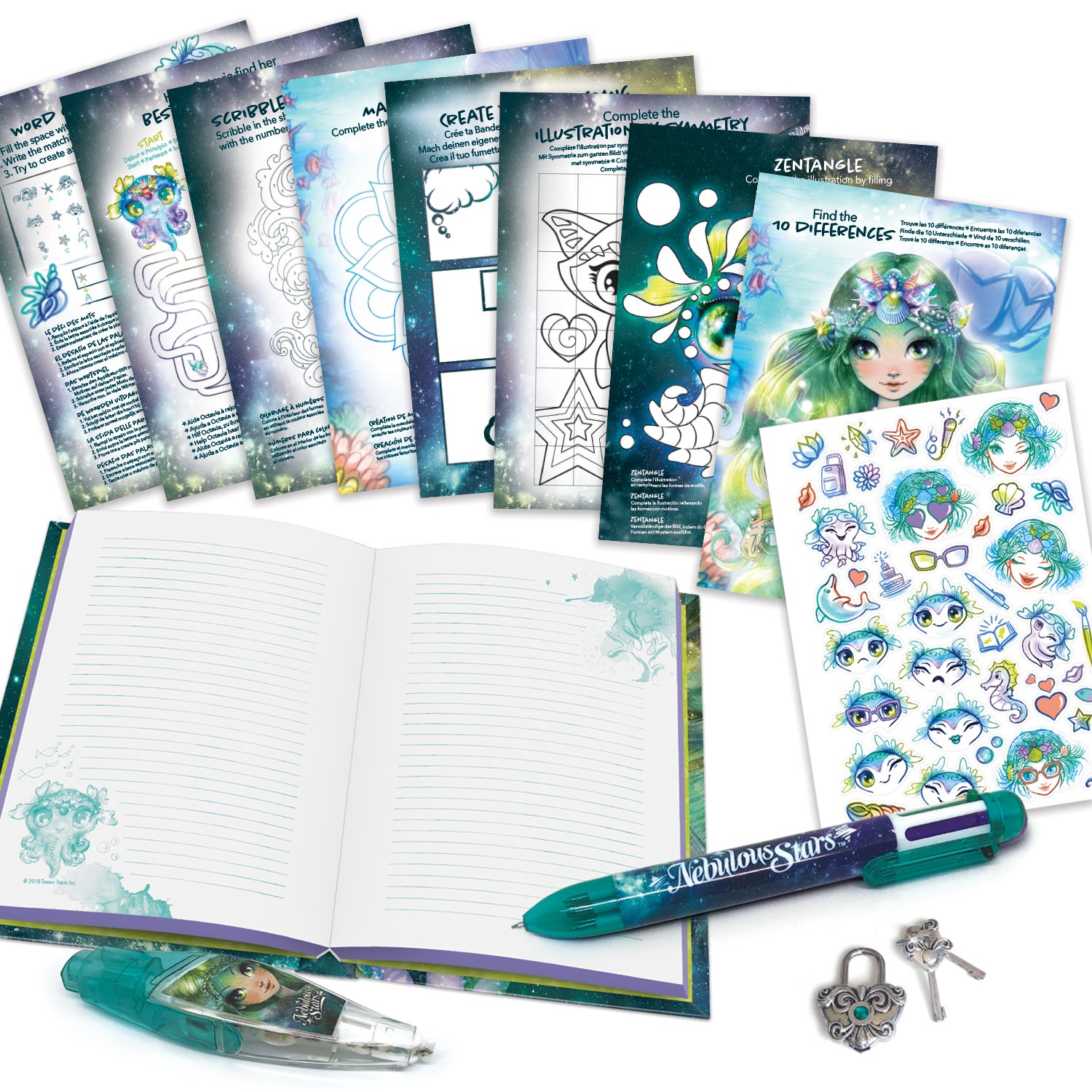 Diario Segreto Nebulous Stars - Isadora's Secret Diary, Con Penna Magica E Attività