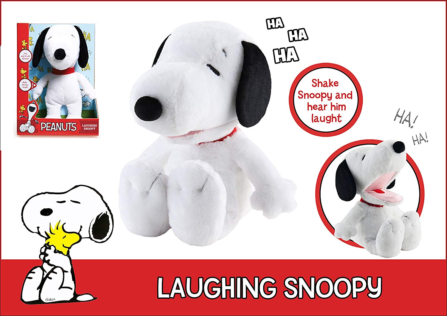 snoopy laughing