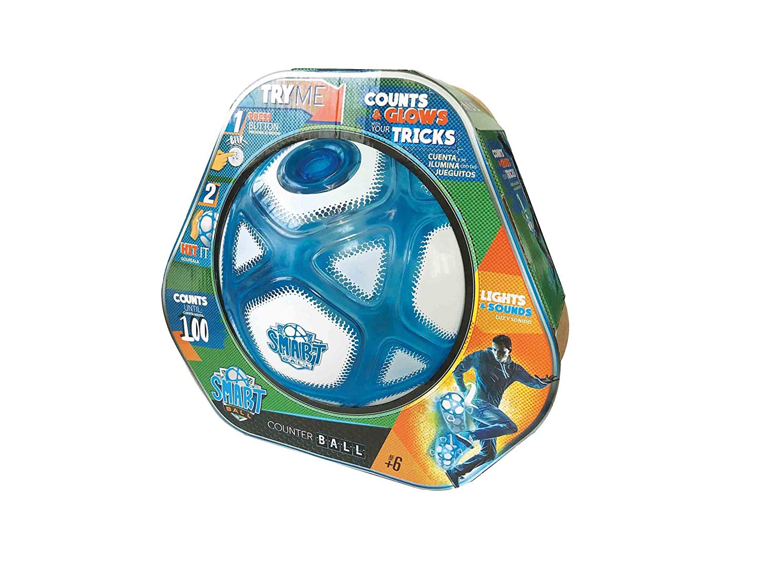 Smart Ball  Kick Up Counting Football with Lights and Sounds NEW 