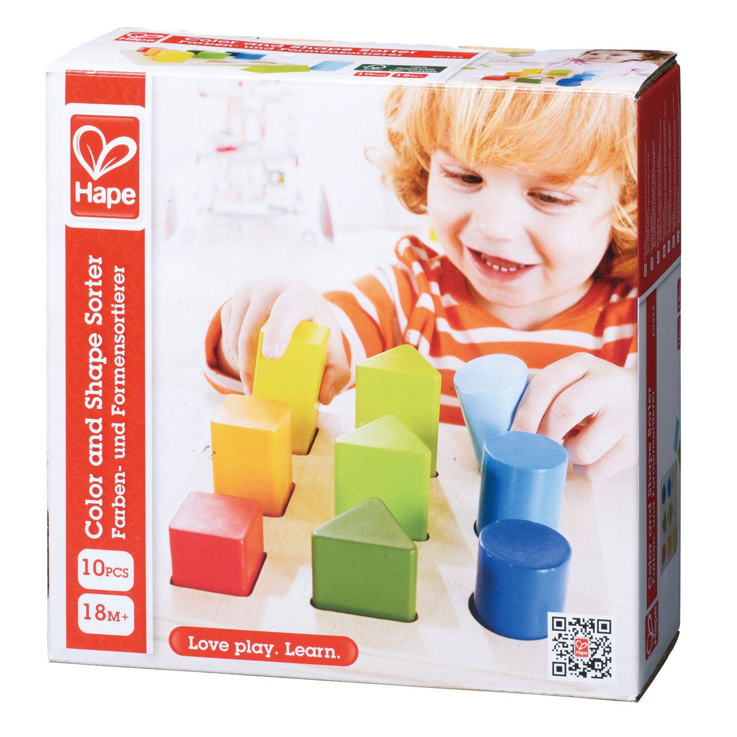 Hape HAPE0426 Colour and Shape Sorter,Multicolor TopToy