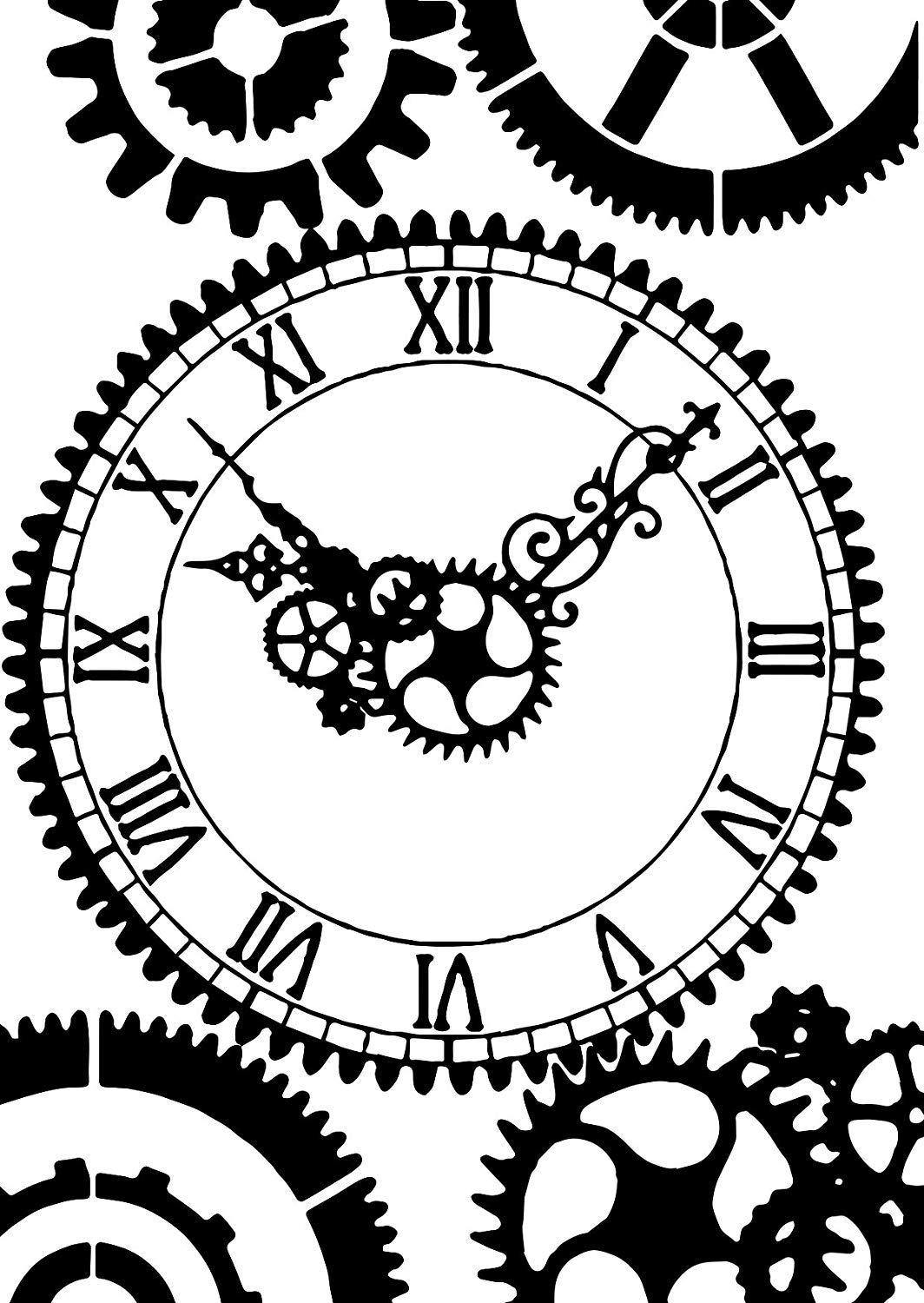 Dali Art “Clock Face” Clear Stamp – TopToy