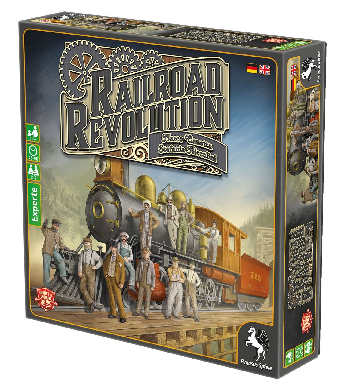 Pegasus Spiele 56020G Railroad Revolution Board Game - Image 4