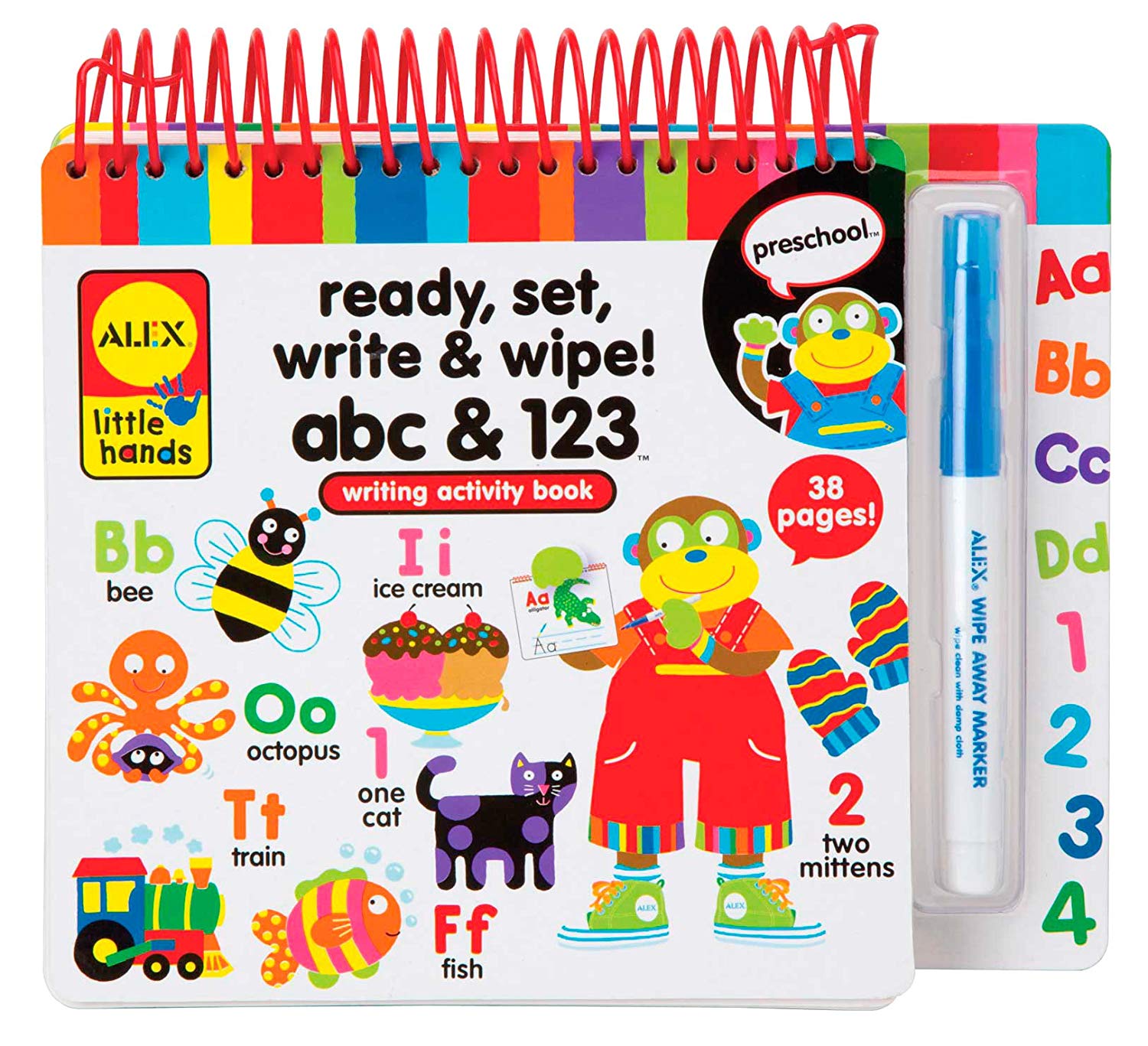 Alex 1403 Little Hands Ready Set Write and Wipe Discover, MultiColored, One Size TopToy