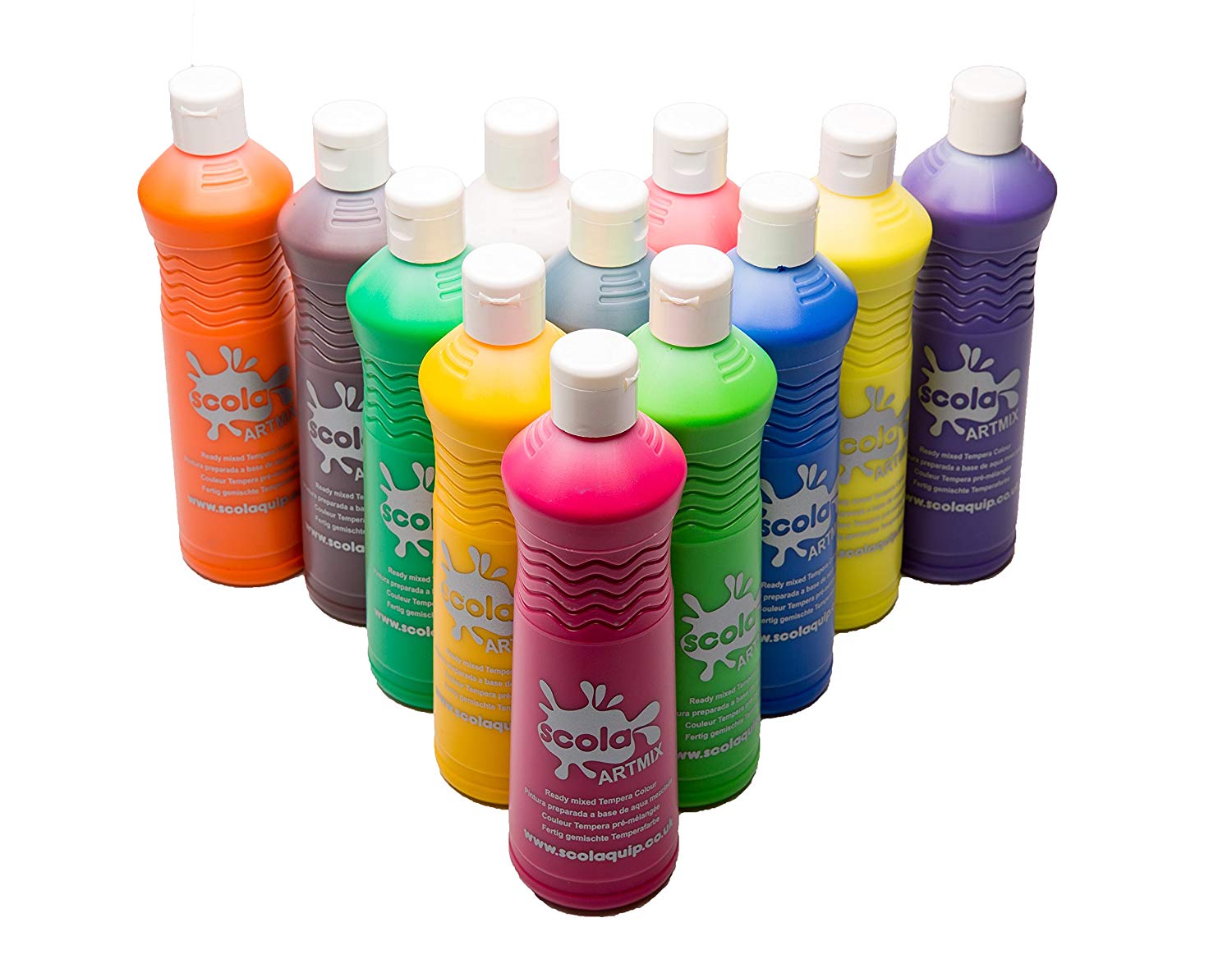 scola Artmix Ready Mix colored Paint, 12 x 600 m, Pack of 12