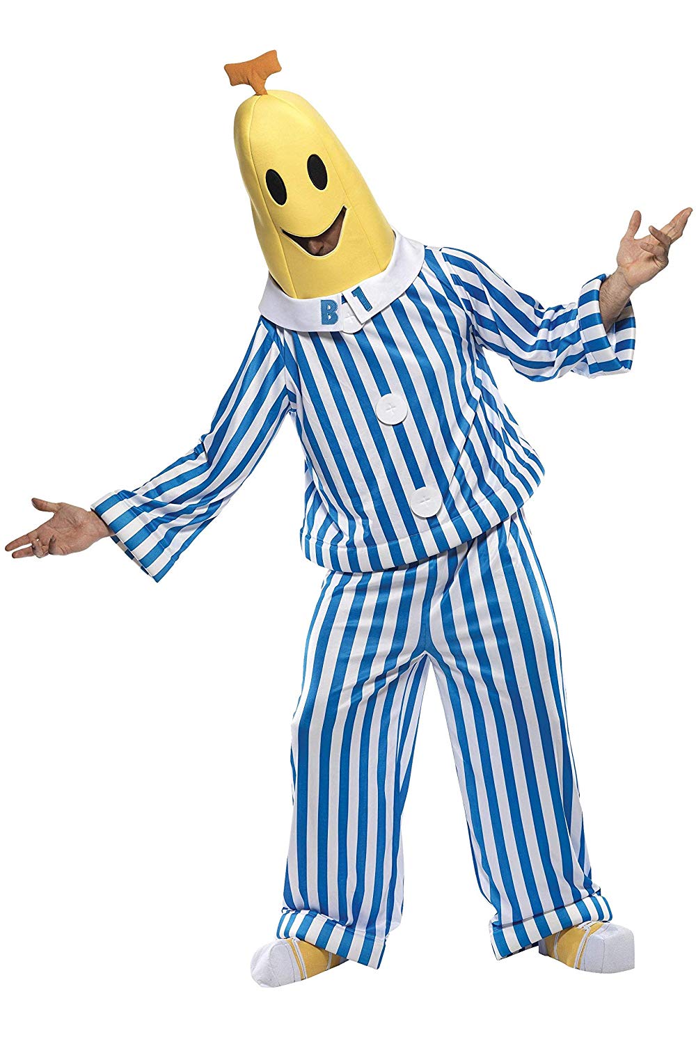 Fancy Dress Adult Costume Bananas in Pyjames TopToy