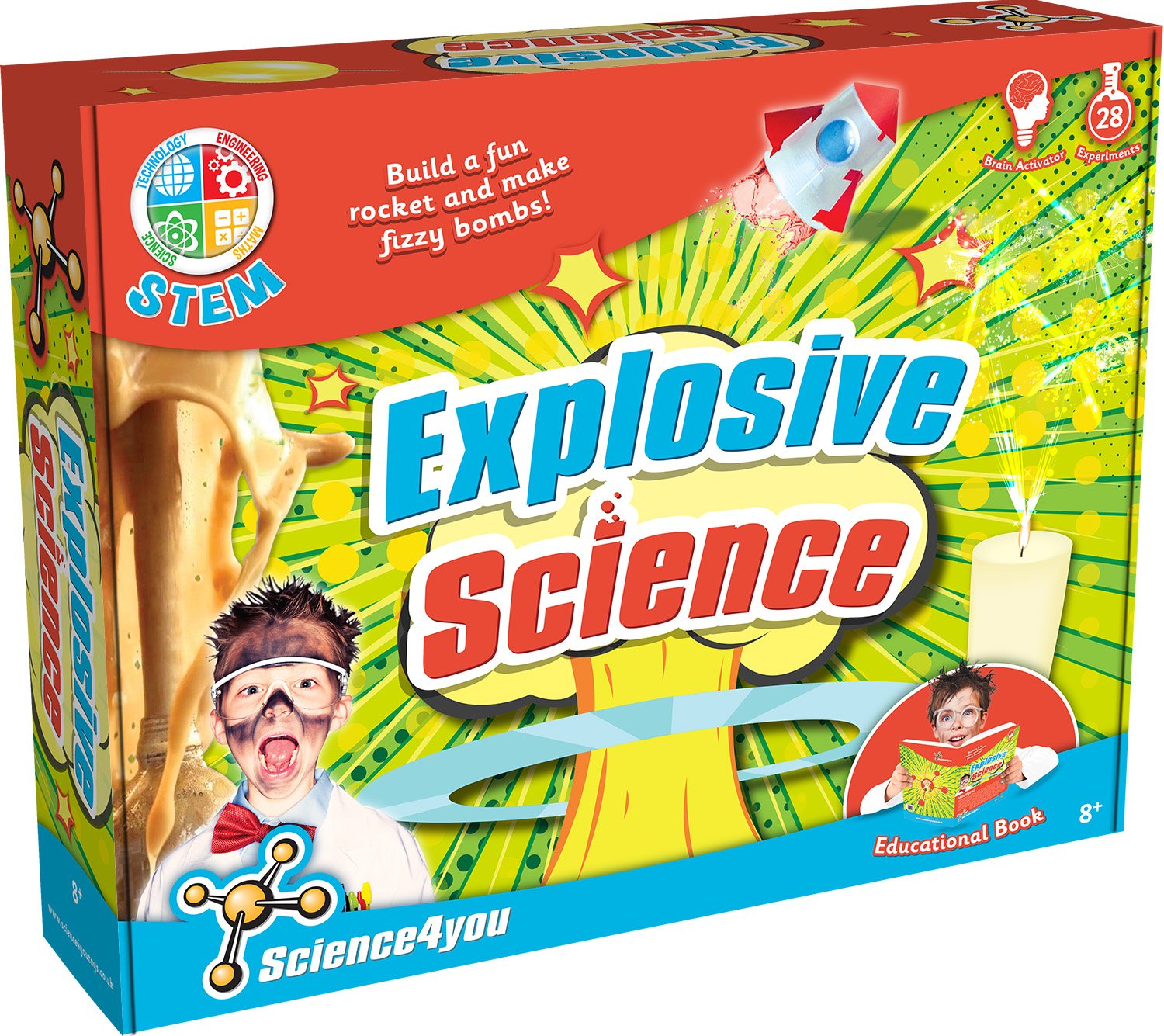 Science4you Explosive Science Kit Educational Toy STEM Toy TopToy