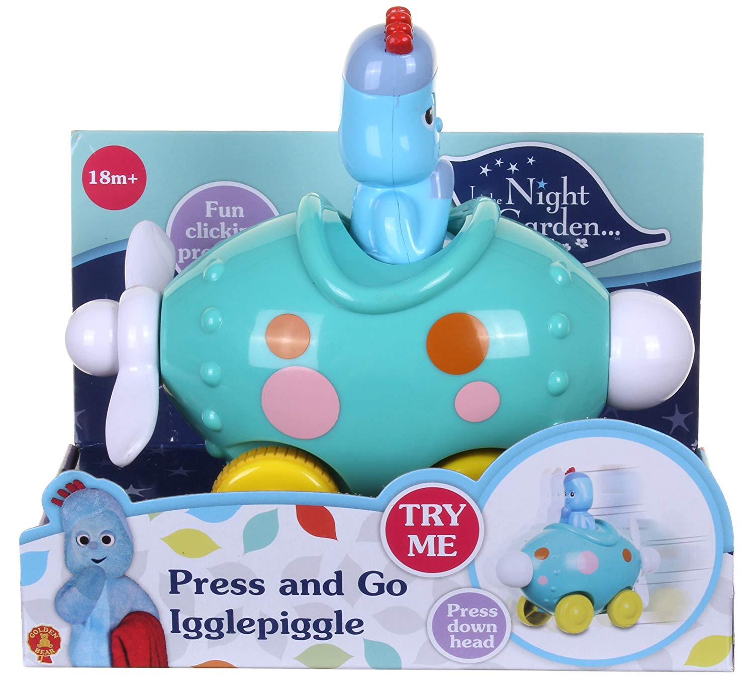 in the night garden iggle piggle sleepy time soft toy