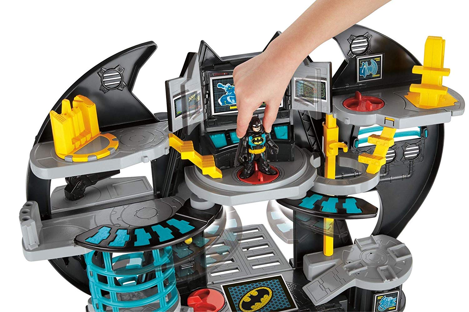 Imaginext X7677 Batman Batcave Playset with Batman and Robin Figures